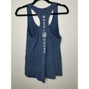 Rubee Couture Racer Back Tank Top “Wheel House” Fitness Nautical Large N